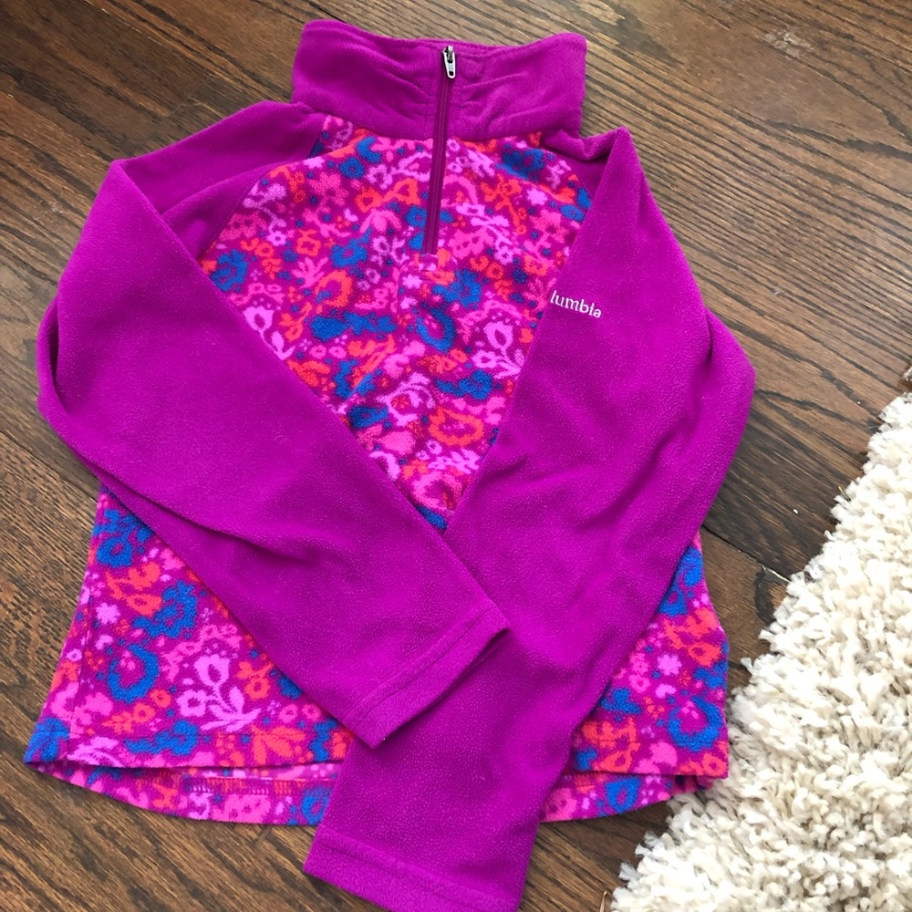 Columbia 1/2 zip fleece sweatshirt